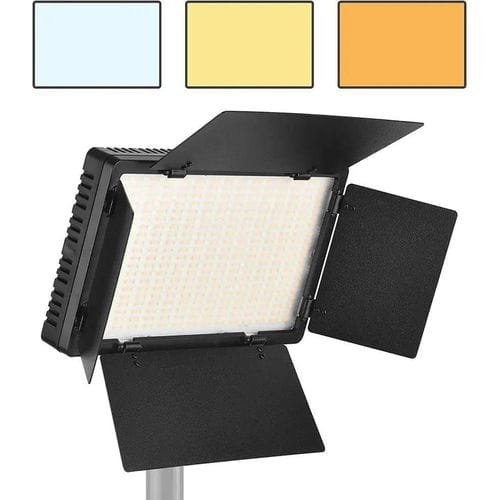 VARICOLOR Pro LED 800 Professional Photo & Video Light Kit 💡 Adjustable Brightness + Color | 3200K-6500K | Barn Doors Included
